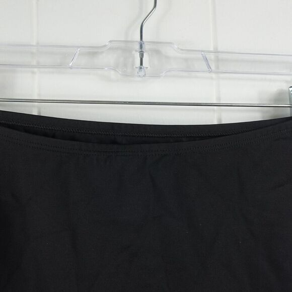 Instant Figure Womens Compression Hipster Swim Bottom Black Ribbed Size 14 - Picture 7 of 8